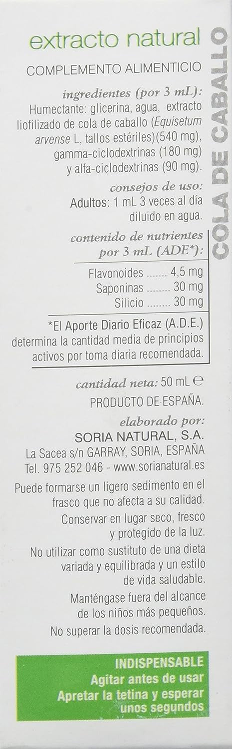Soria Natural Extracto Cola Caballo S. XXI 50 ml