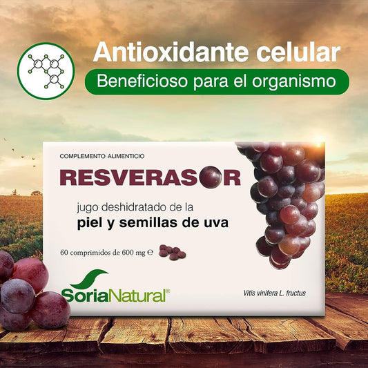 Soria Natural Resverasor 600 mg 60 Comprimidos
