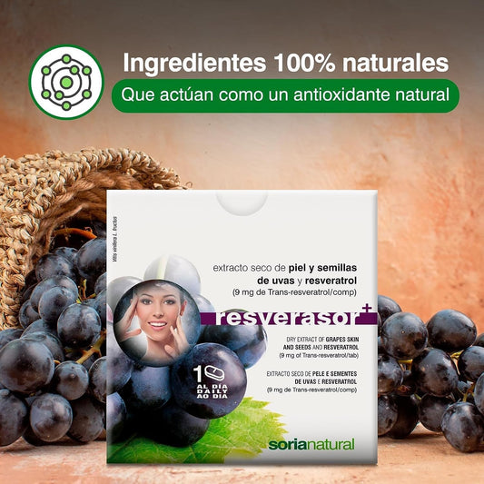 Soria Natural Resverasor Plus 134 Mg 28 Comprimidos