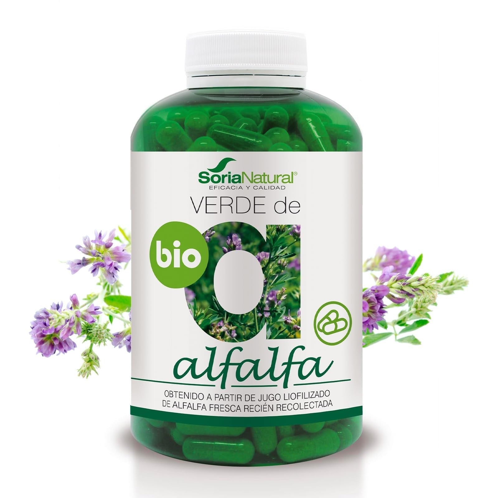 Soria Natural Verde Alfalfa 630 Mg 240 Cápsulas