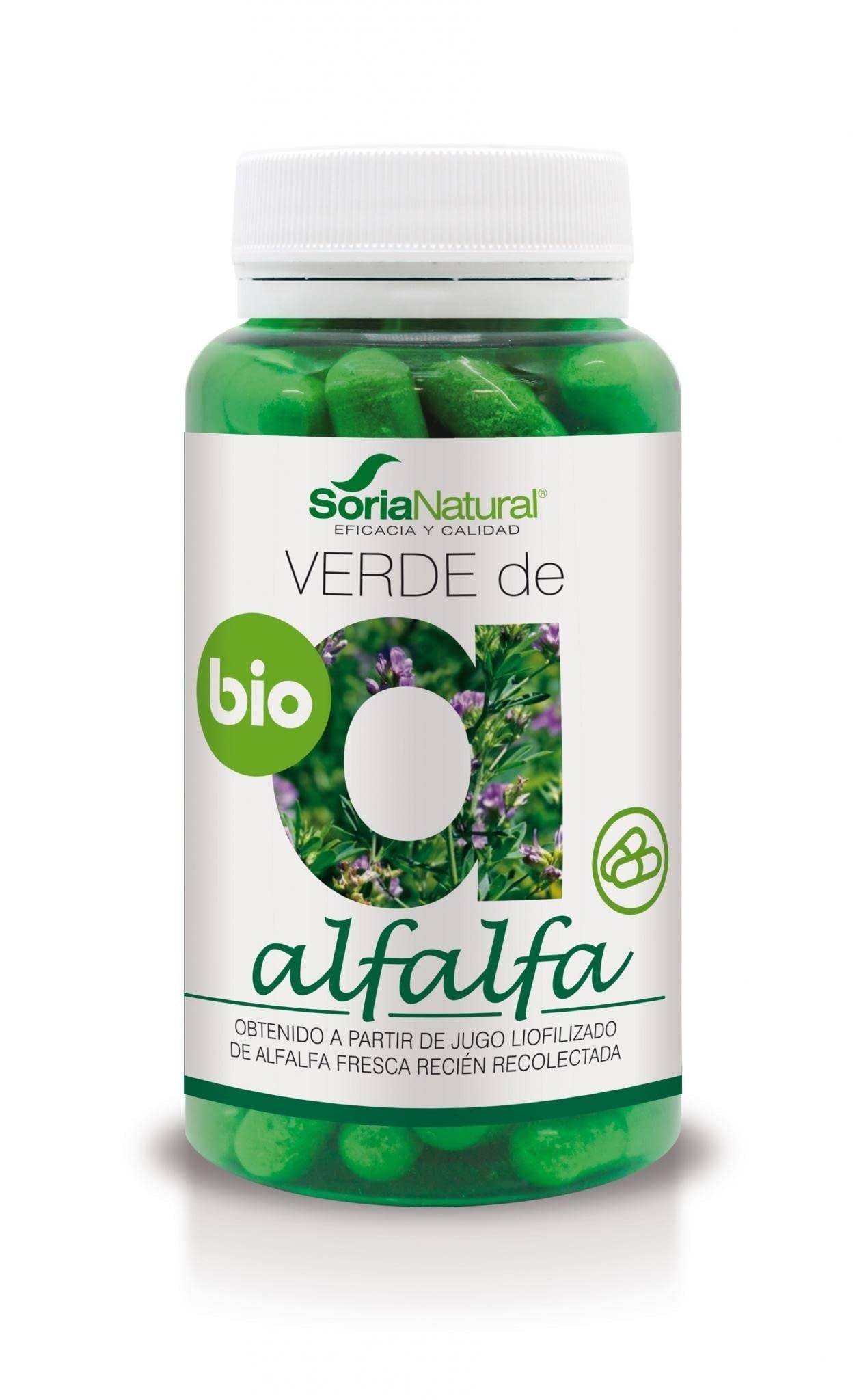 Soria Natural Verde Alfalfa 80 Cápsulas