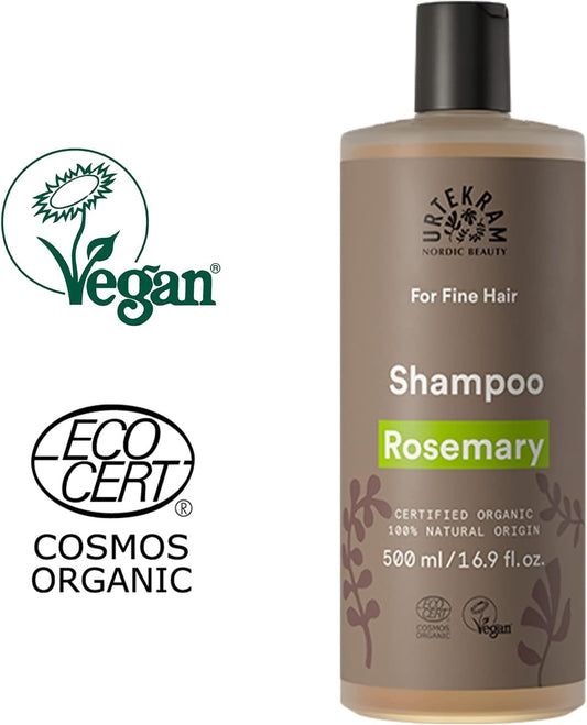 Urtekram Champú Romero Cabello Fino 500 ml