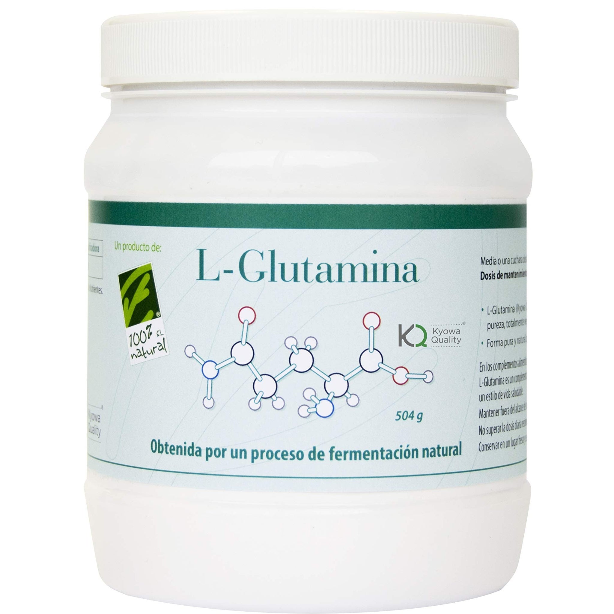 100% Natural L-Glutamina 504G 168 Dosis