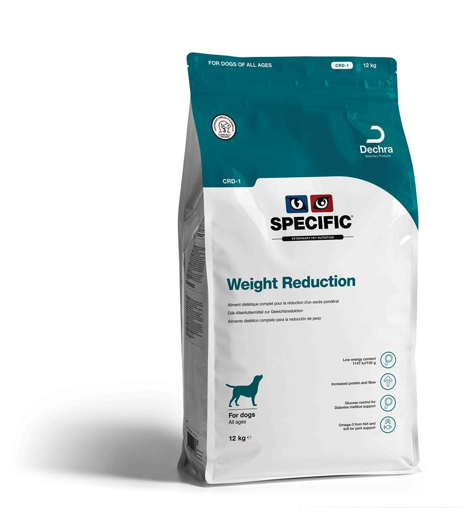 Specific CRD-1 Comida Seca para Perros Adultos con Sobrepeso Sabor Pescado 12kg