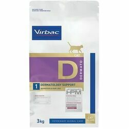 Virbac HPM Feline Dermatology Support D1 Alimento seco 3kg