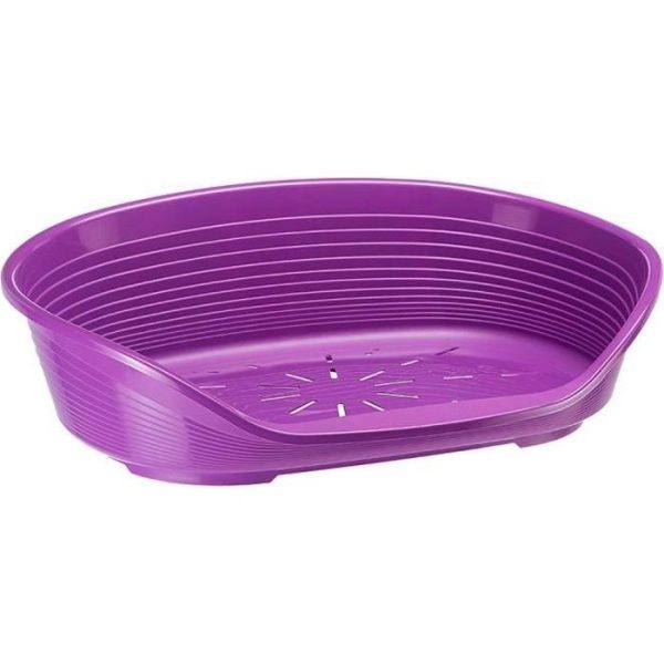 Ferplast Siesta Deluxe 8 Ergonomic Plastic Bed Purple