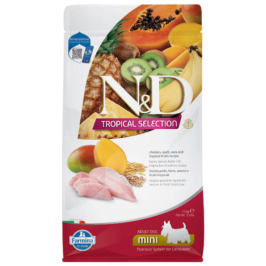 Farmina N&amp;D Dog Tropical Selection Mini Chicken Dry Food 5kg
