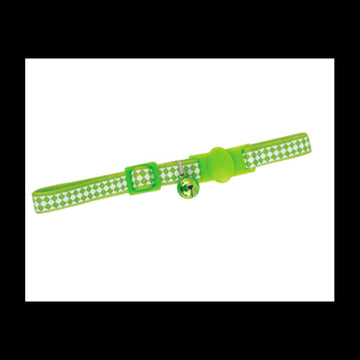 Freedog Collar Gato Crema Verde Ajustable 30cm x 10mm