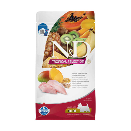 Farmina N&D Tropical Selection Mini Pollo Alimento Seco para Perros 1,5kg