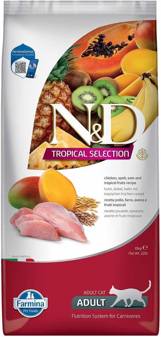 Farmina ND Cat Tropical Selection Pollo Alimento Granulado 10kg