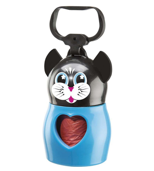 Ferplast Dudu Porta-saco Higiénico para Perros Negro/Azul 20 ud
