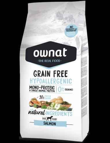 Ownat Grain Free Canine Hypo Salmón Pienso 3Kg