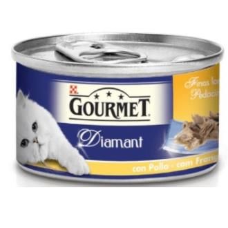 Purina Gourmet Diamant Fine Slices with Chicken Wet Cat Food 24x85g