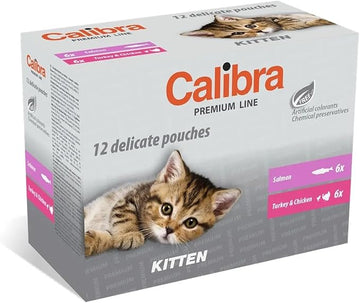 Calibra Cat Kitten Pouch Multipack Wet Food 12x100g