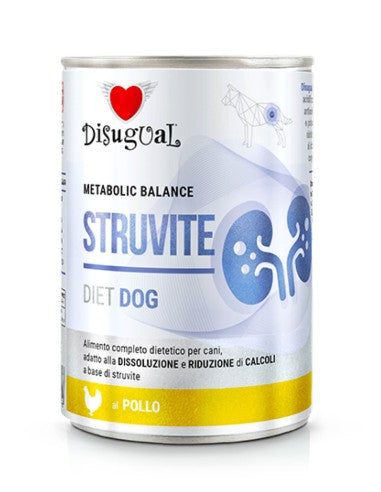 Disugual Diet Dog Struvite Pollo Alimento Húmedo 6x400gr