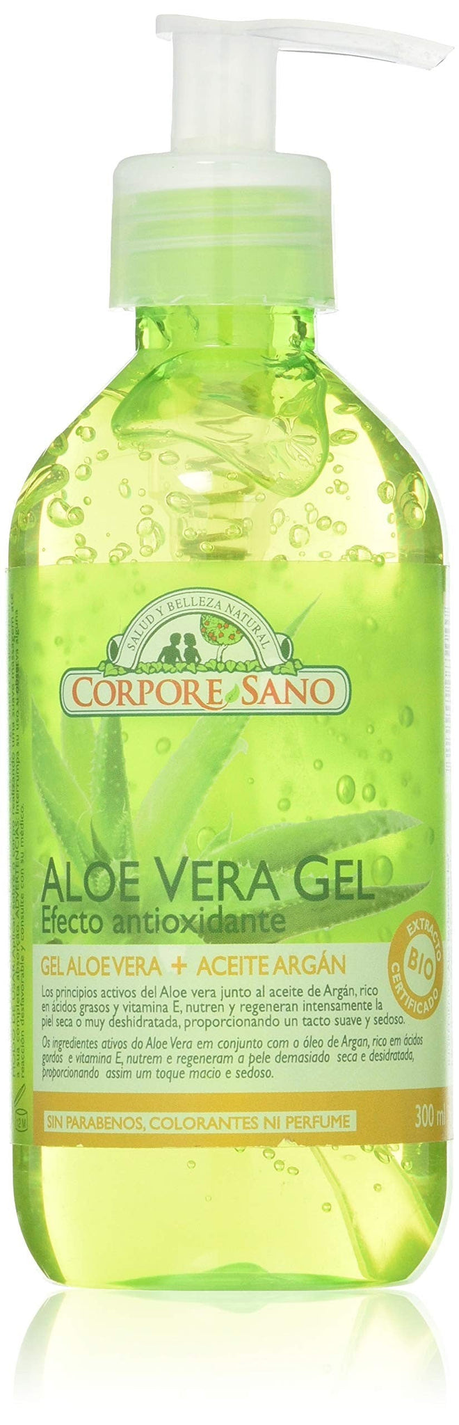 Corpore Sano Gel de Aloe Vera con Aceite De Argán 300ml