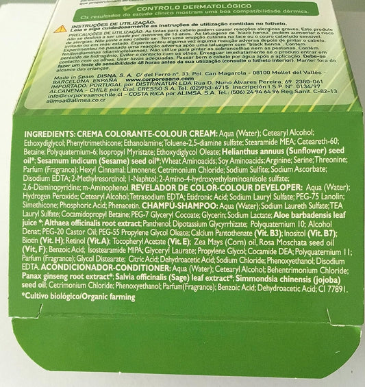 Corpore Sano Tinte Permanente 5 Castaño Claro 140 ml