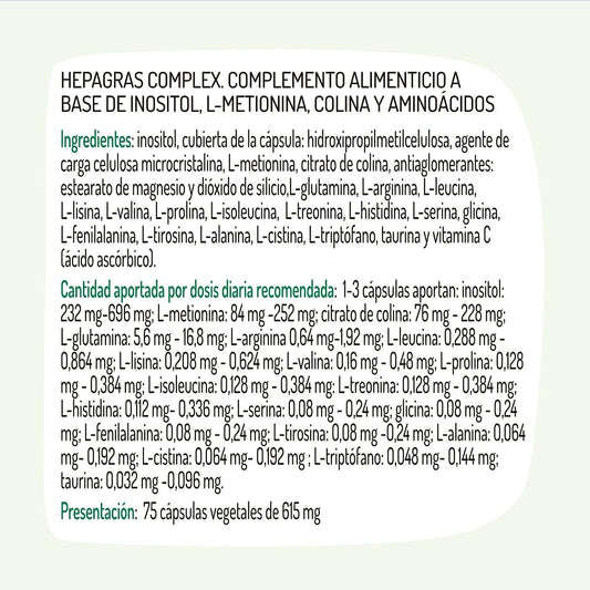 Granero Suplementos Hepagrass Complex 610 mg 75 VCápsulas