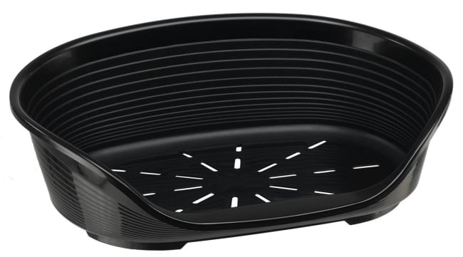 Ferplast Siesta Deluxe 12 Cesta Plástica Negra 5Kg