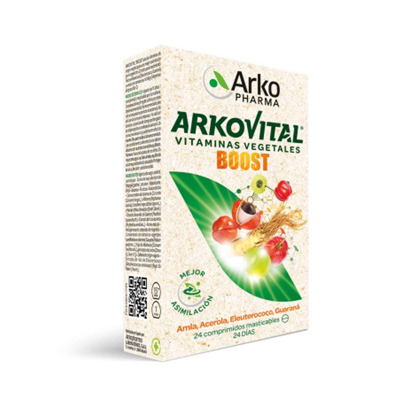 ARKOVITAL Vitaminas Vegetales Boost 24 Comprimidos