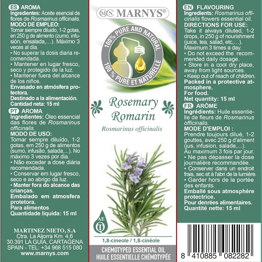 Marnys Aceite Esencial De Romero 15ml