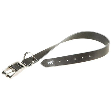 Ferplast Natural Trendy Collar de Cuero Negro 5 tamaños