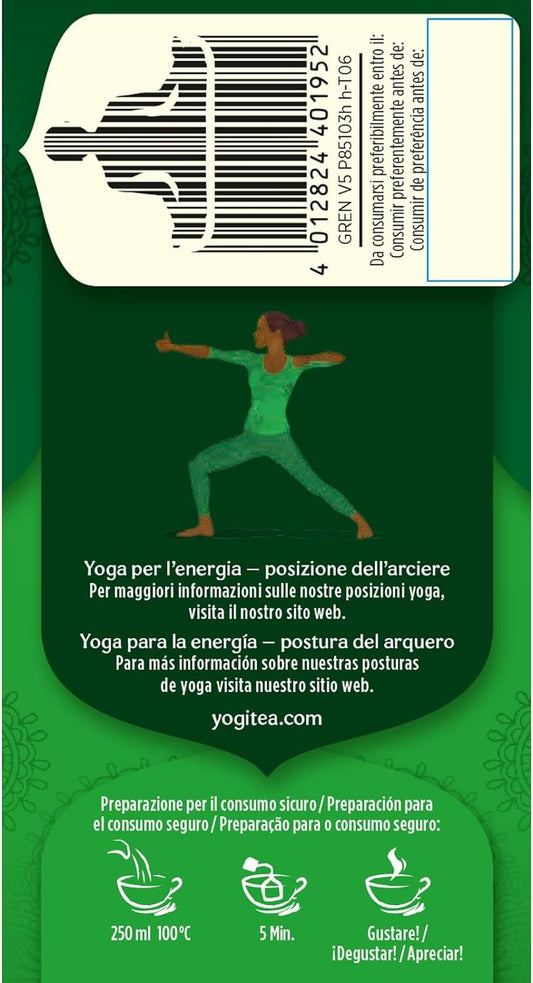 Yogi Tea Energía Té Verde 17 Bolsitas