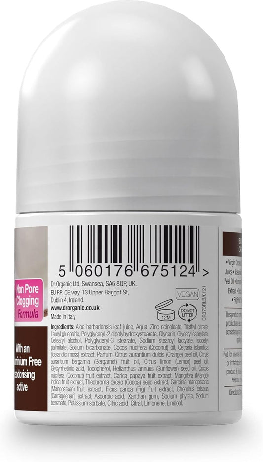 Dr. Organic Desodorante de Aceite de Coco 50 ml