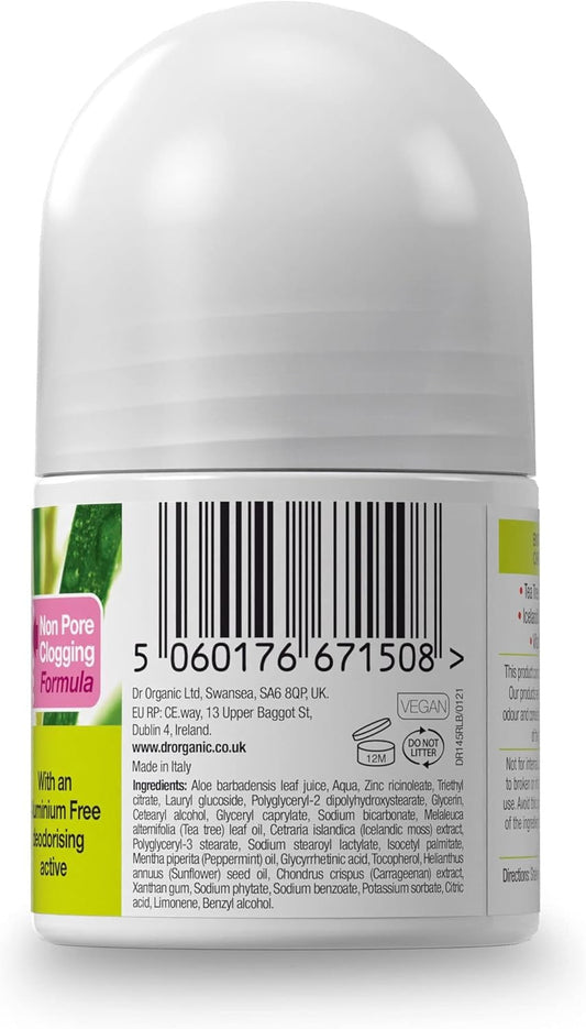 Dr. Organic Desodorante de Árbol de Té 50 ml