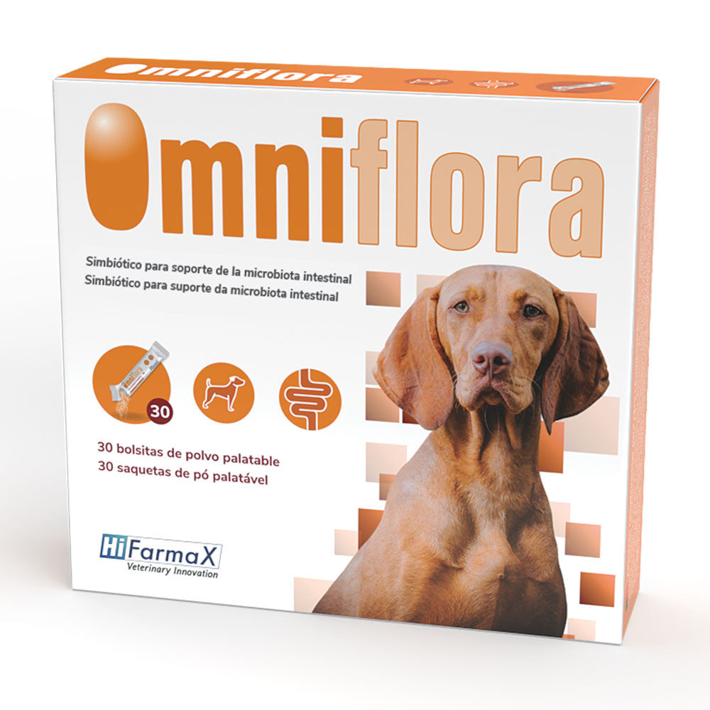 Hifarmax Omniflora Suplemento en Polvo para Perros 30 sobres de 2g