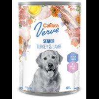 Calibra Verve Senior Pavo y Cordero Comida Húmeda Perros 6 latas 400g