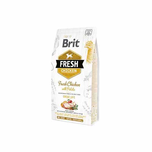 Brit Fresh Great Life Pollo y Patata Pienso para Perros Adultos 2.5kg