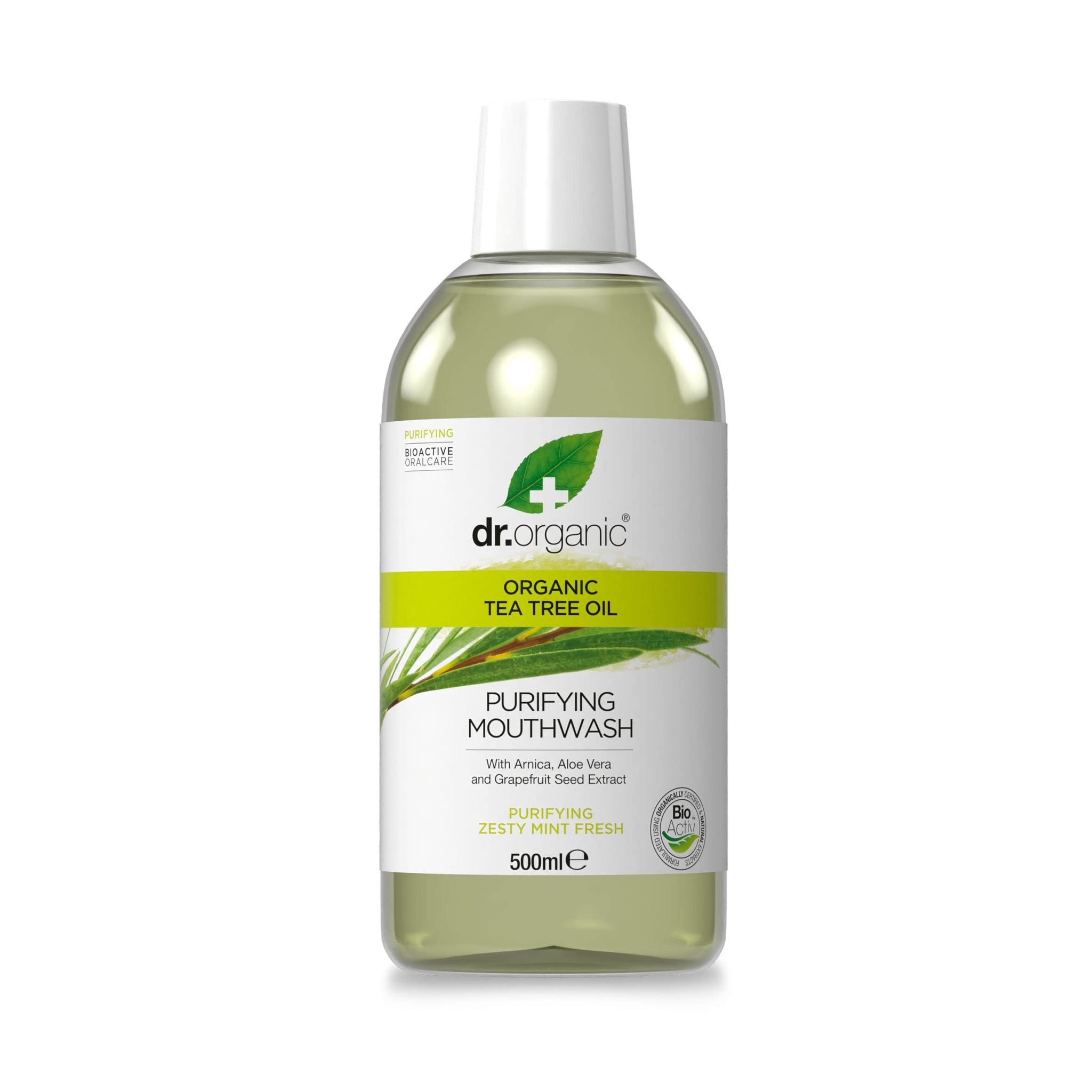 Dr. Organic Enjuague Bucal de Árbol de Té 500 ml