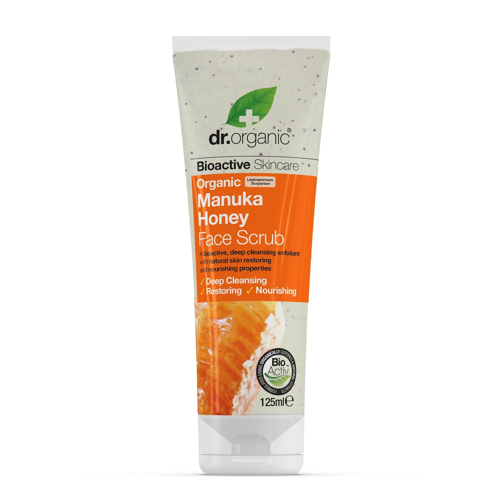 Dr. Organic Exfoliante Facial de Miel de Manuka 125 ml