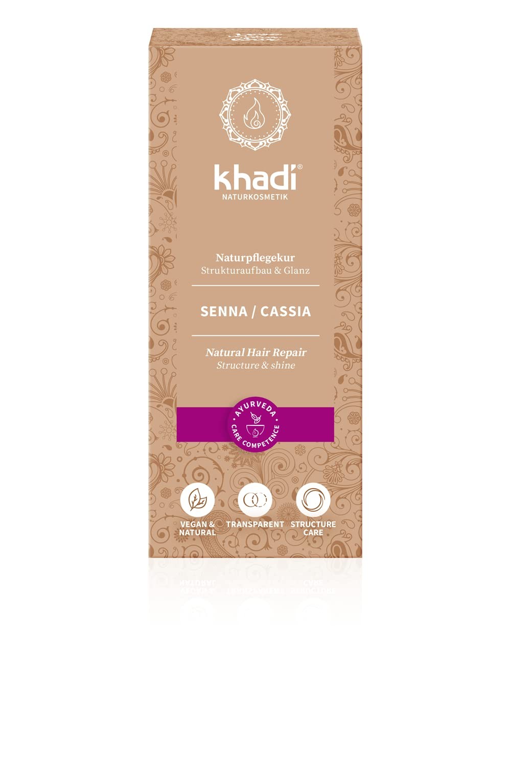 Khadi Henna Cassia-Neutra 100% Pura Khadi 100 g
