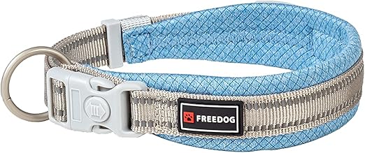 Freedog Shiva Collar Ajustable Azul Cielo 35-60cm