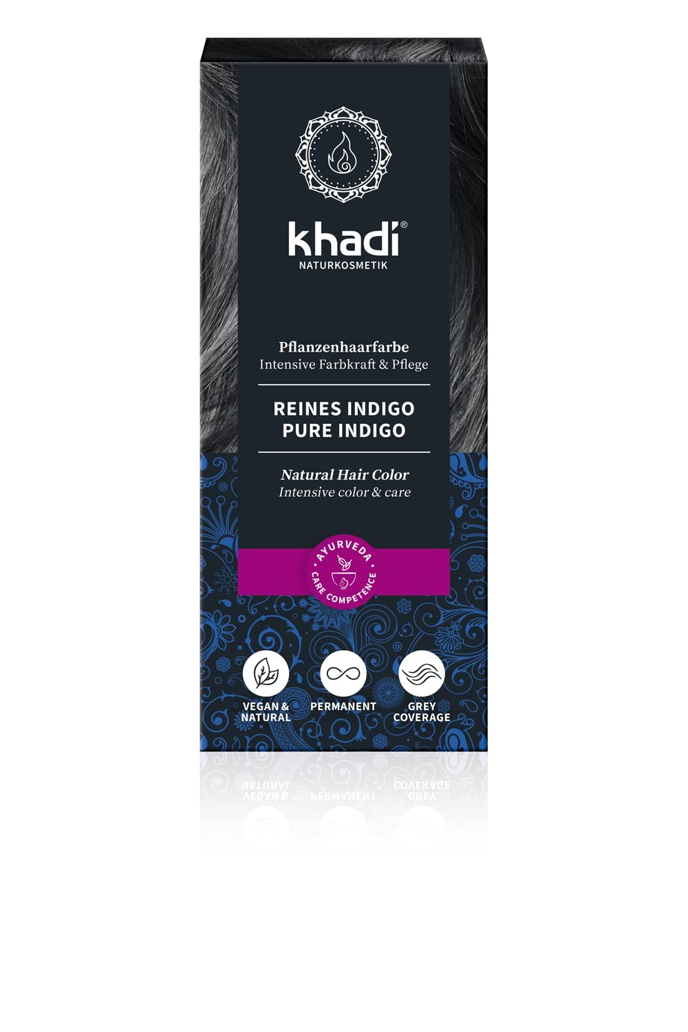 Khadi Indigo 100% Puro Y Natural Khadi 100 g
