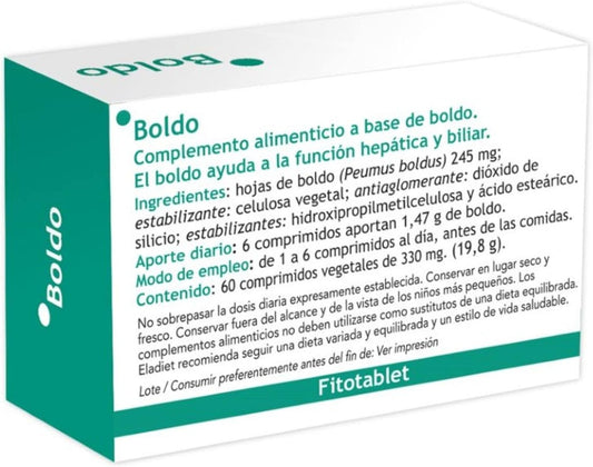 Eladiet Boldo Fitotablet 60 Comprimidos
