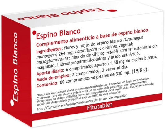 Eladiet Espino Blanco Fitotablet 60 Comprimidos