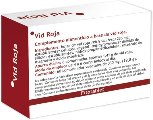 Eladiet Vid Roja Fitotablet 60 Comprimidos