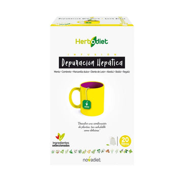 Novadiet Herbodiet Depur Hepatica 20 Filtros