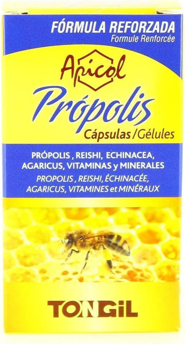 Tongil Apicol Própolis 40 Cápsulas Vegetales