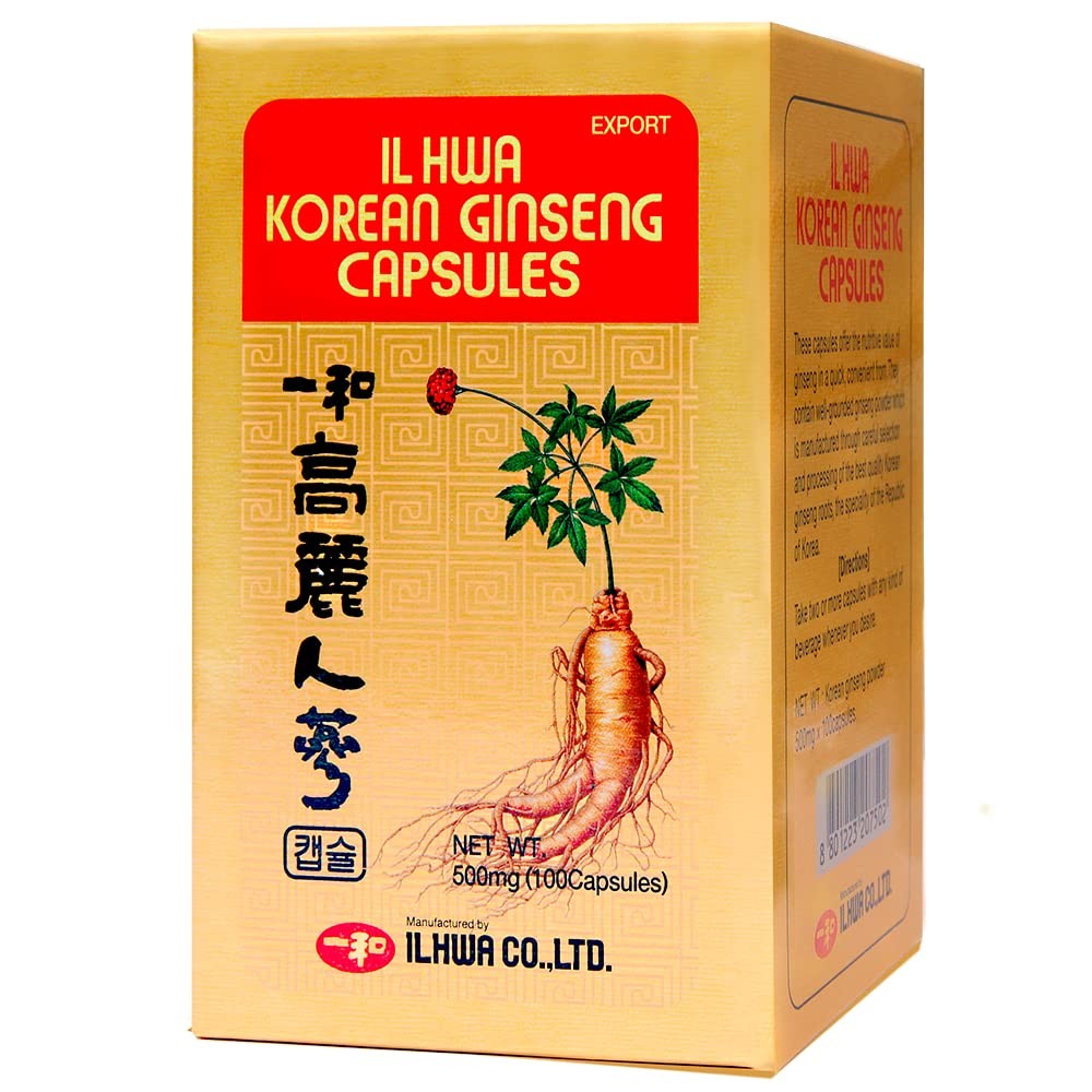 Tongil Ginseng Tarro IL Hwa 100 Cápsulas