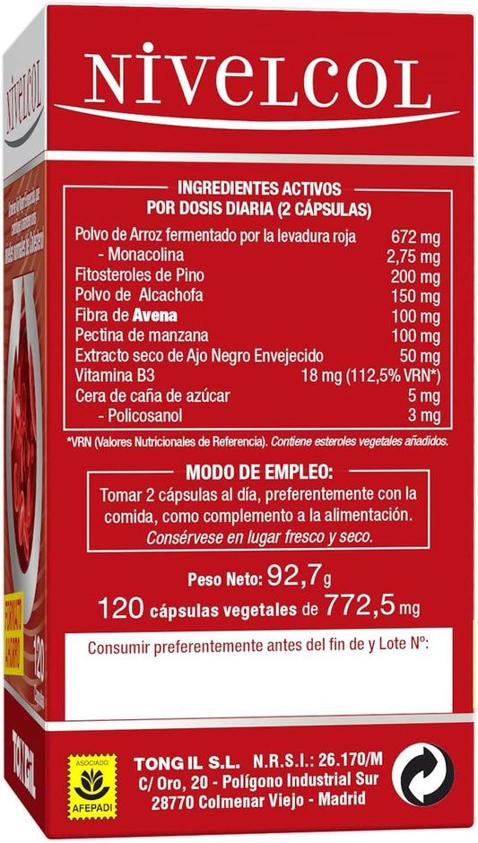 Tongil Nivelcol 120 Cápsulas