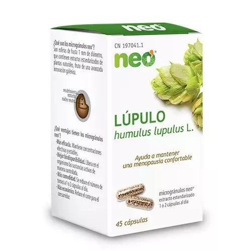 Neo Fitogránulos Lúpulo 45 Cápsulas