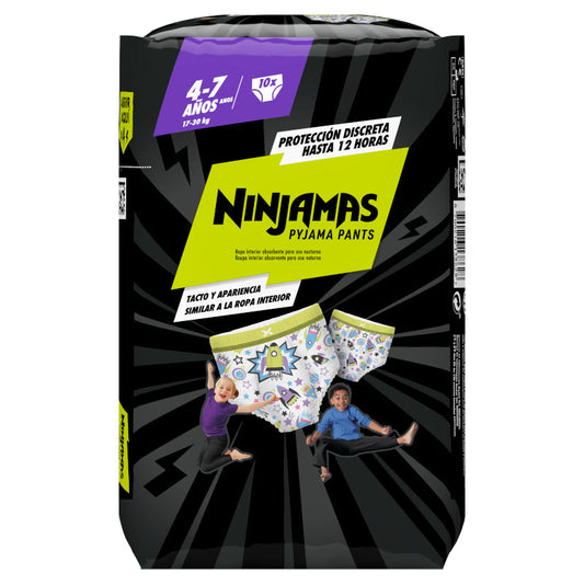 Dodot Ninjamas Carry Pack Cohete Talla 7 - 10 uds.