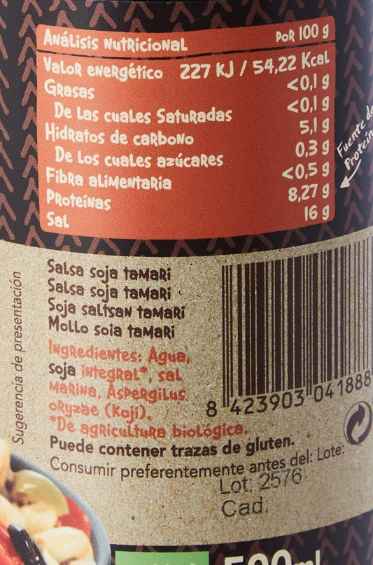 Biocop Salsa Soja Tamari Biocop 500 ml