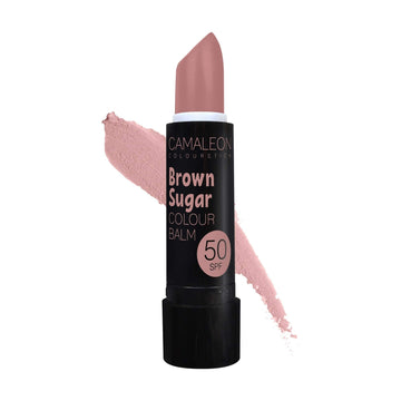 Chameleon Lip Balm with Color SPF50 Sugar Brown