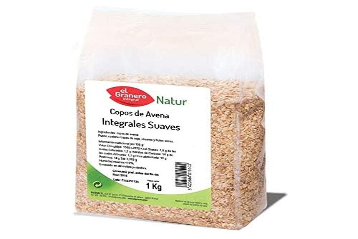 El Granero Integral Copos Suaves De Avena Integral 1 Kg