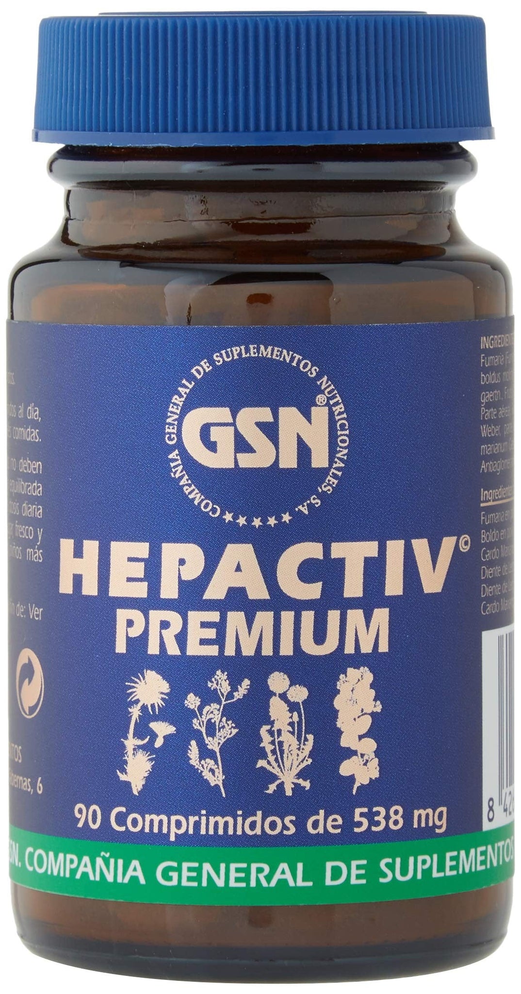 Gsn Hepactiv 400 Mg 90 Comprimidos